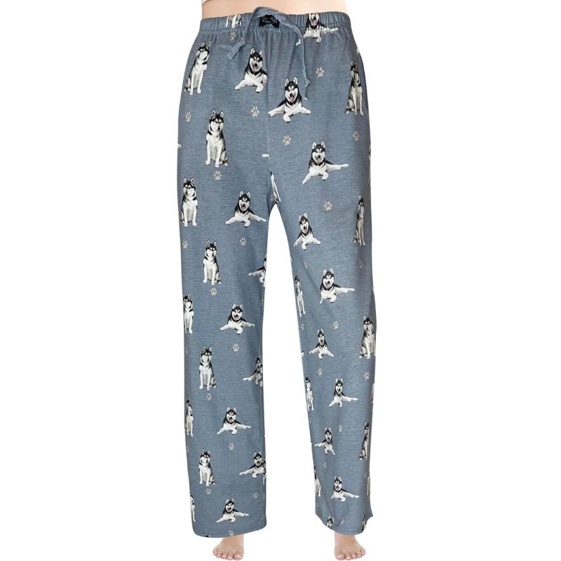 Siberian Husky Pajama Bottoms